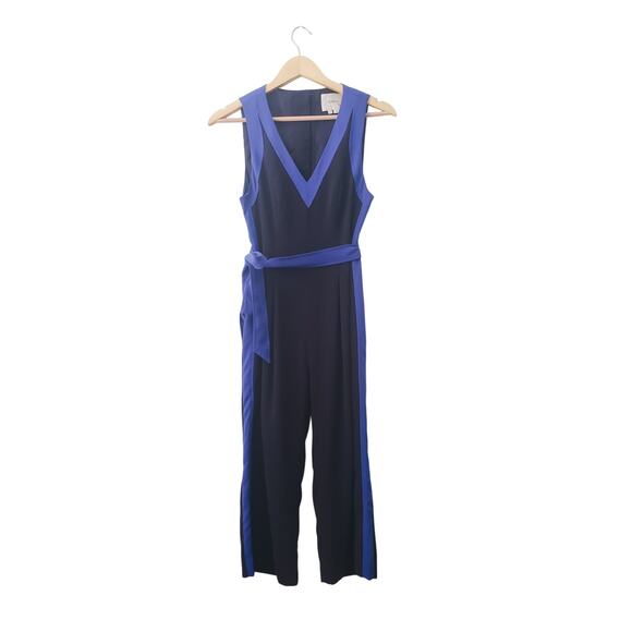Anthropologie Pants - Anthropologie Becas Colorblock Jumpsuit Blue Size 0P